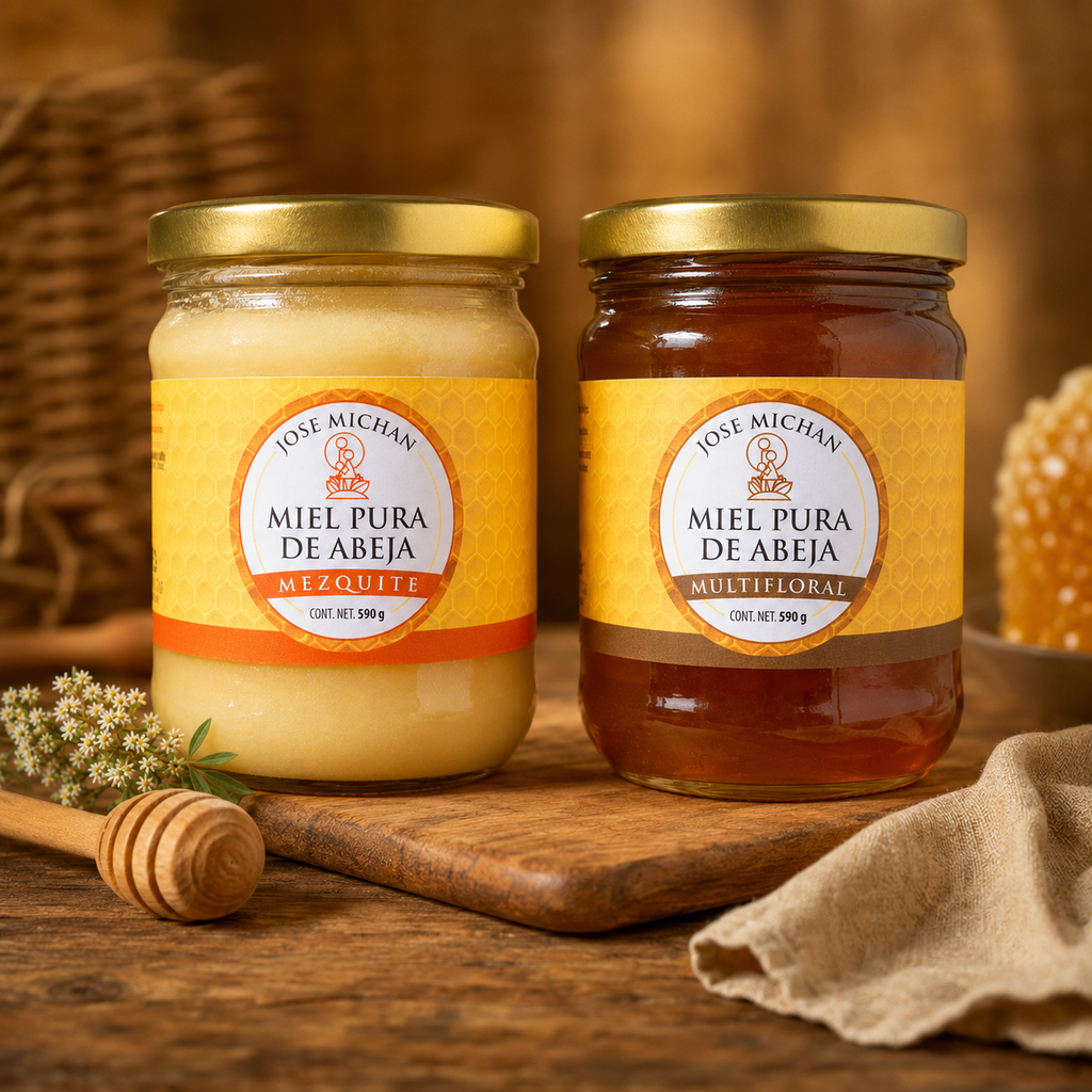 Miel Pura de Abeja de Mezquite